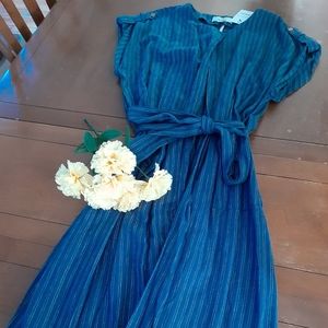 Sonoma Linen Jacket/Tie Dress,Size M